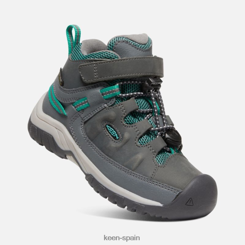 67LRTD528 Keen niños bota impermeable little \'targhee porcelana gris acero