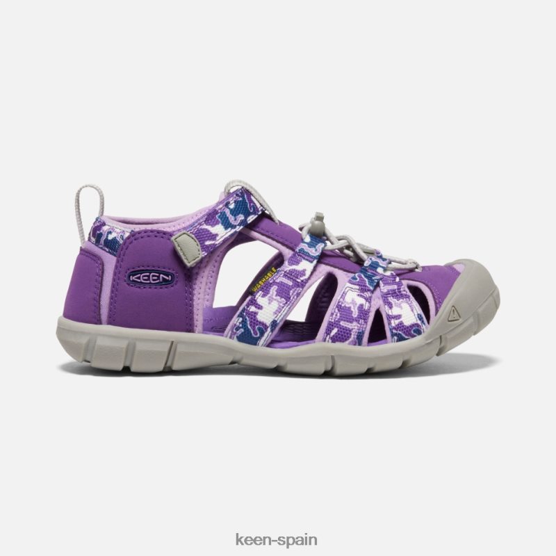 67LRTD582 Keen niños grande ' seacamp ii cnx camo-tillandsia violeta