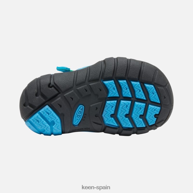 67LRTD584 Keen niños seacamp ii cnx para niños pequeños teñido anudado original en azul vivo