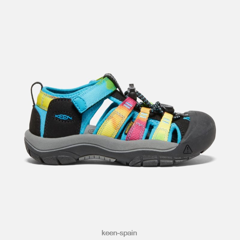 67LRTD587 Keen niños pequeño 'newport h2 teñido anudado del arco iris