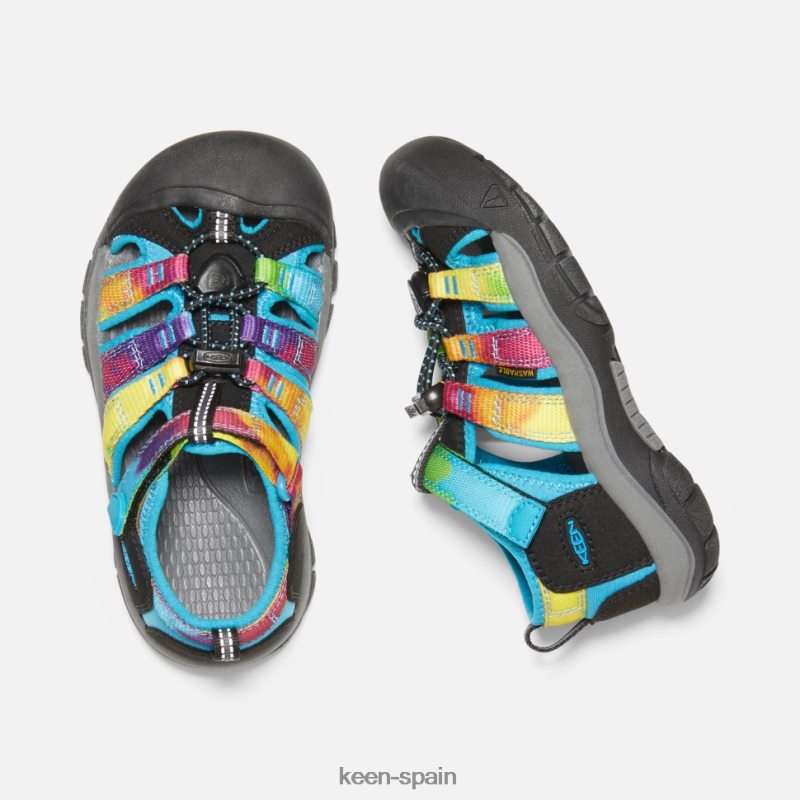 67LRTD587 Keen niños pequeño \'newport h2 teñido anudado del arco iris