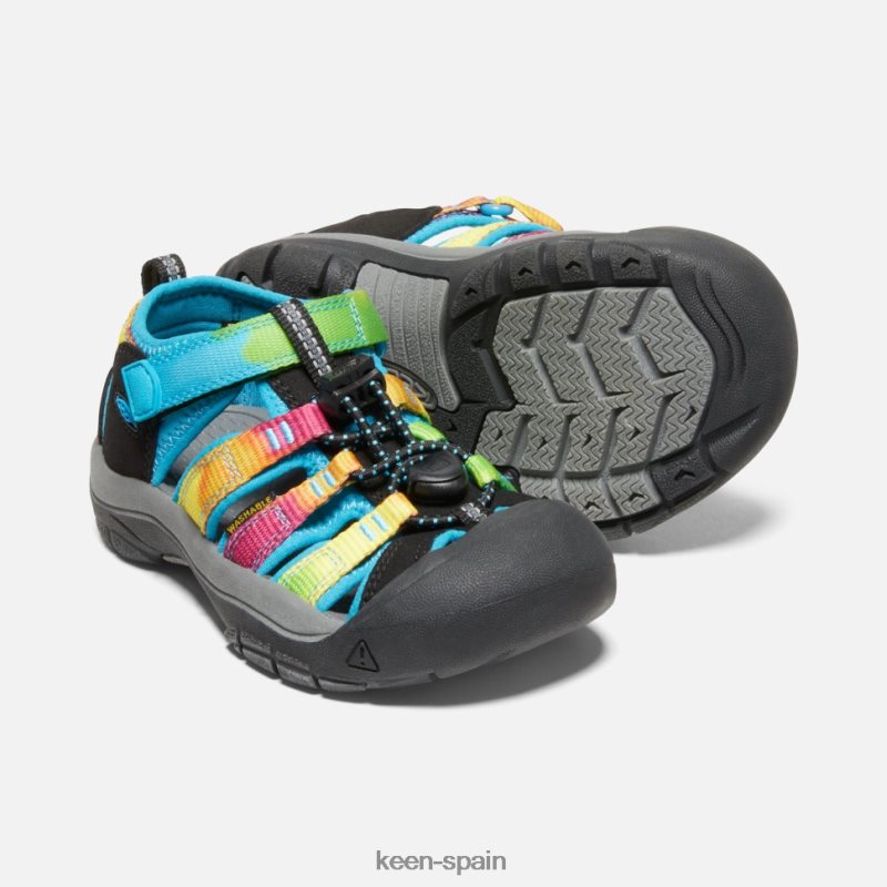 67LRTD587 Keen niños pequeño \'newport h2 teñido anudado del arco iris