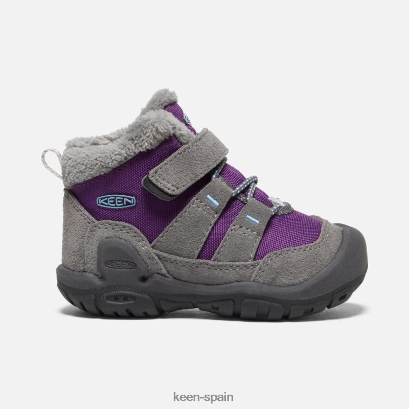67LRTD548 Keen niños chukka con nudo para niños pequeños gris acero-carisma