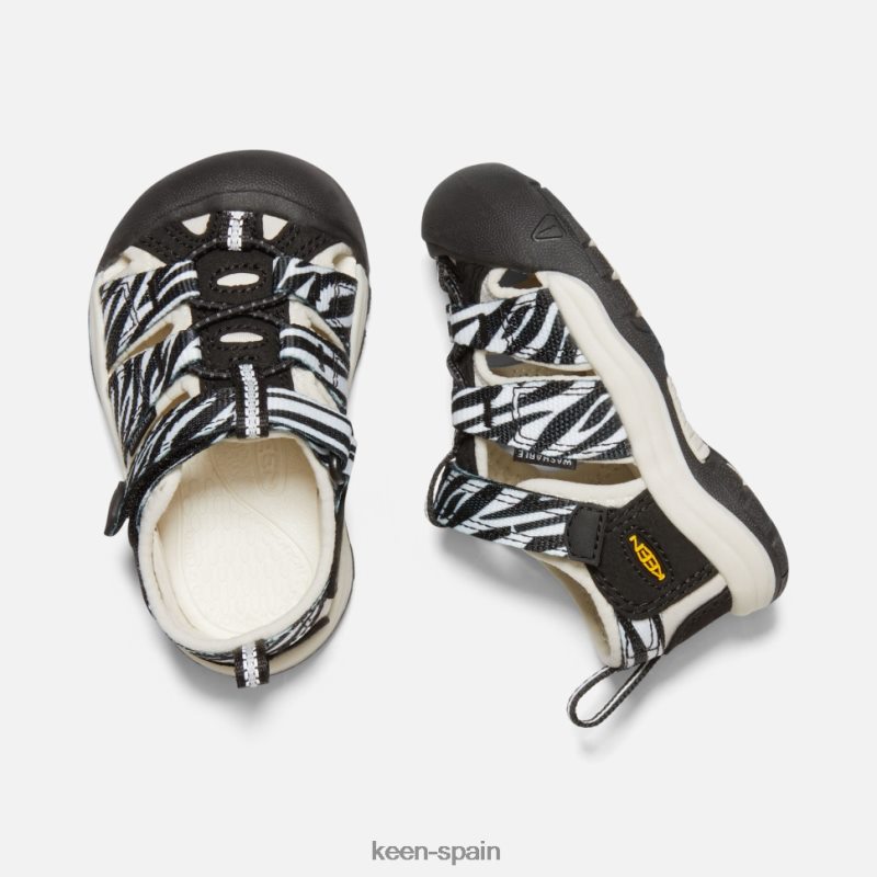 67LRTD563 Keen niños newport h2 para niños pequeños cajeros automáticos estrella cebra
