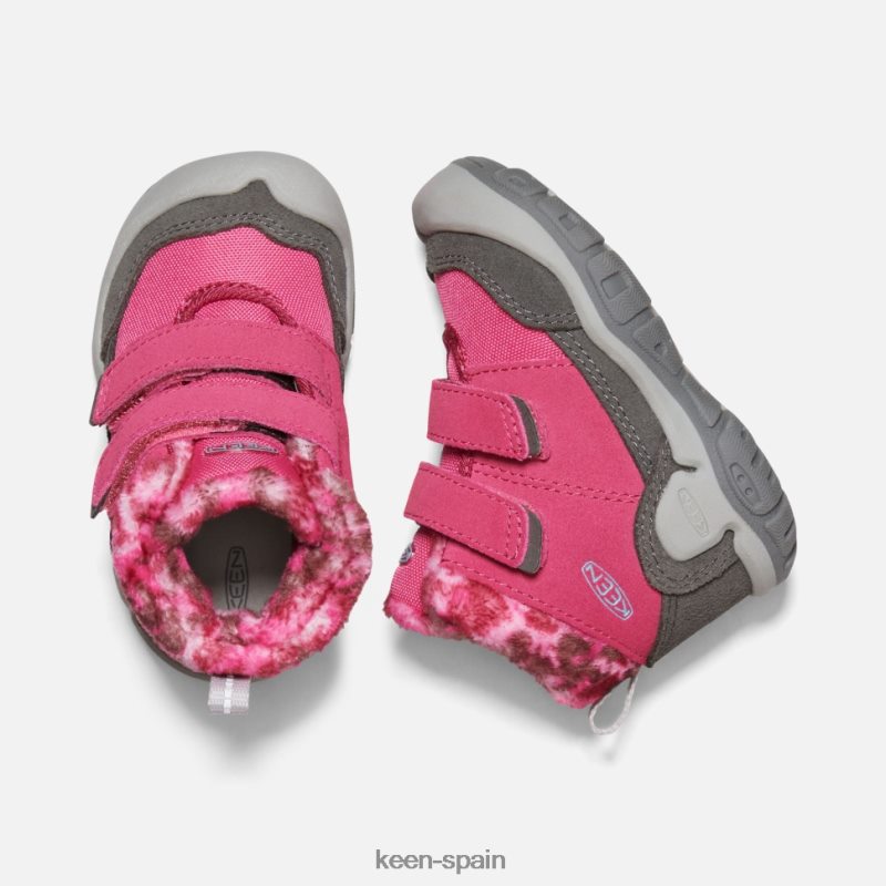 67LRTD564 Keen niños Chukka con doble tira y nudo para niños pequeños paloma de la fruta-negro