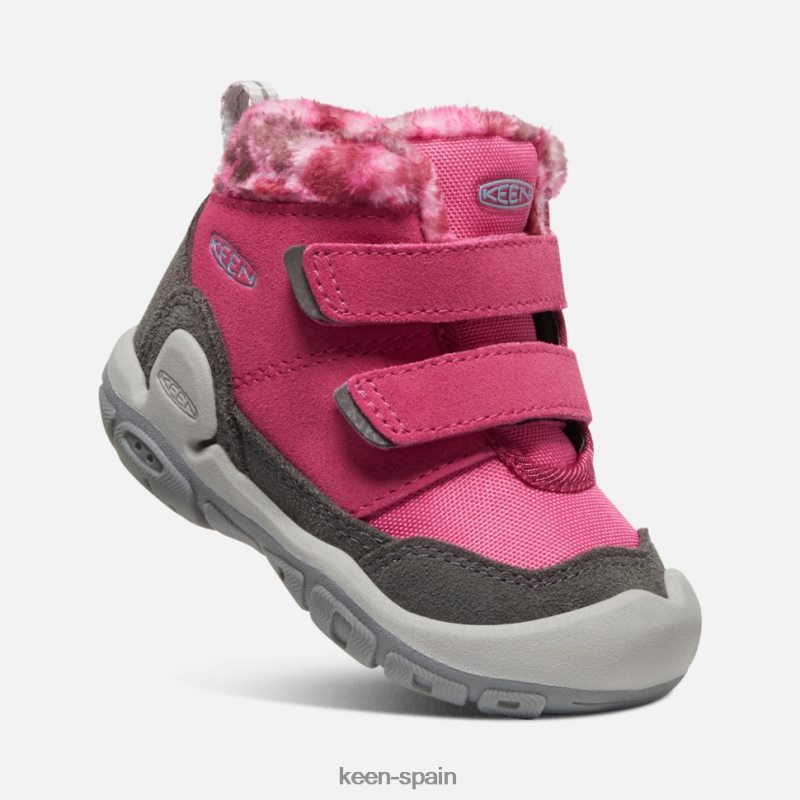 67LRTD564 Keen niños Chukka con doble tira y nudo para niños pequeños paloma de la fruta-negro