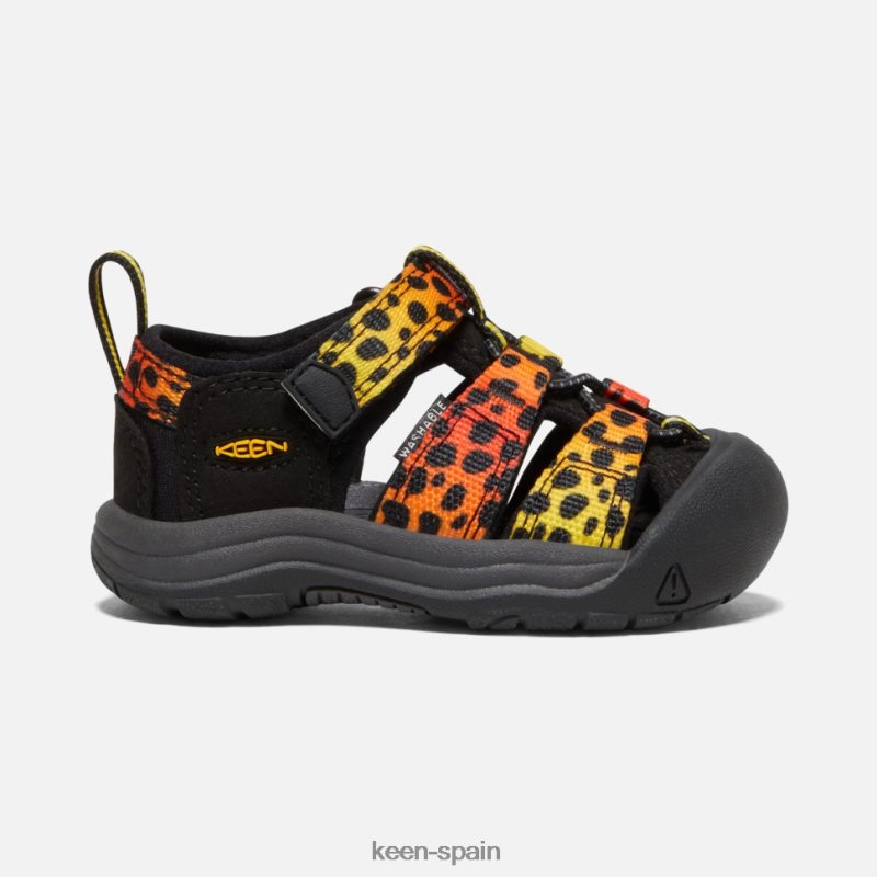 67LRTD581 Keen niños newport h2 para niños pequeños guepardo arcoiris