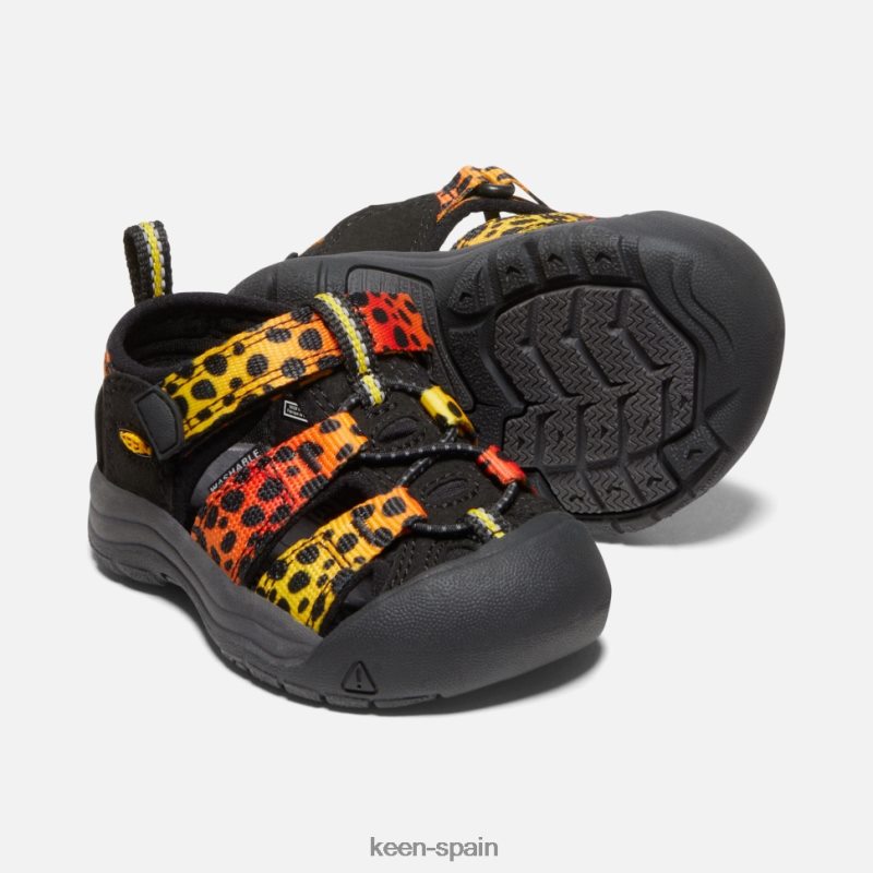 67LRTD581 Keen niños newport h2 para niños pequeños guepardo arcoiris