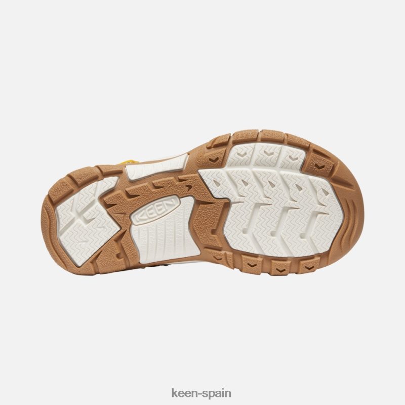 67LRTD409 Keen niños grande \' newport x al aire libre afro piel de naranja amarilla