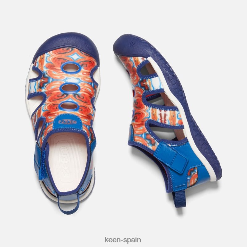 67LRTD410 Keen niños big \' stingray x afro al aire libre piel de naranja azul