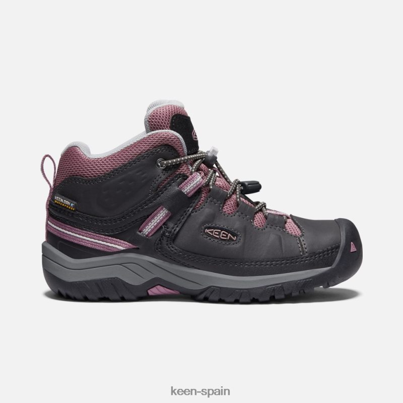 67LRTD535 Keen niños bota impermeable targhee grande cuervo-tulipwood