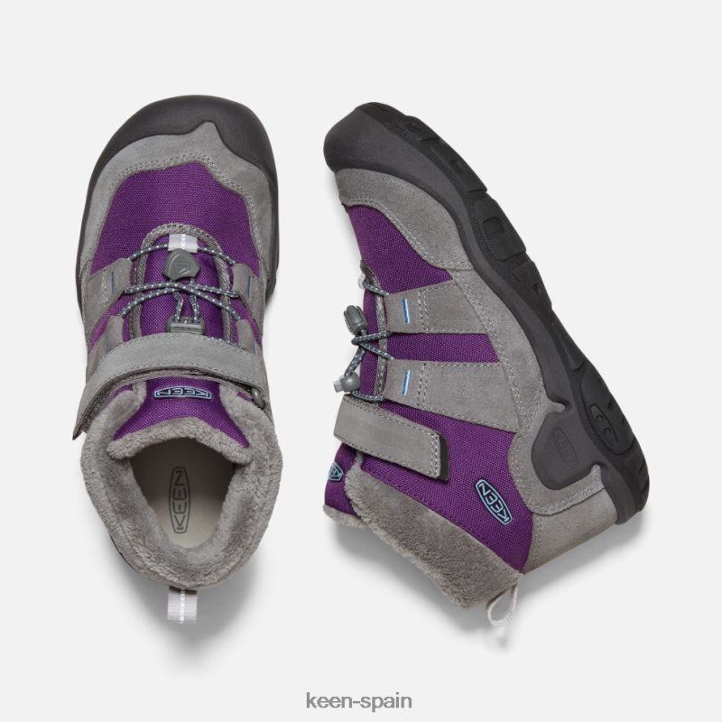 67LRTD574 Keen niños chukka de nudo grande gris acero-carisma