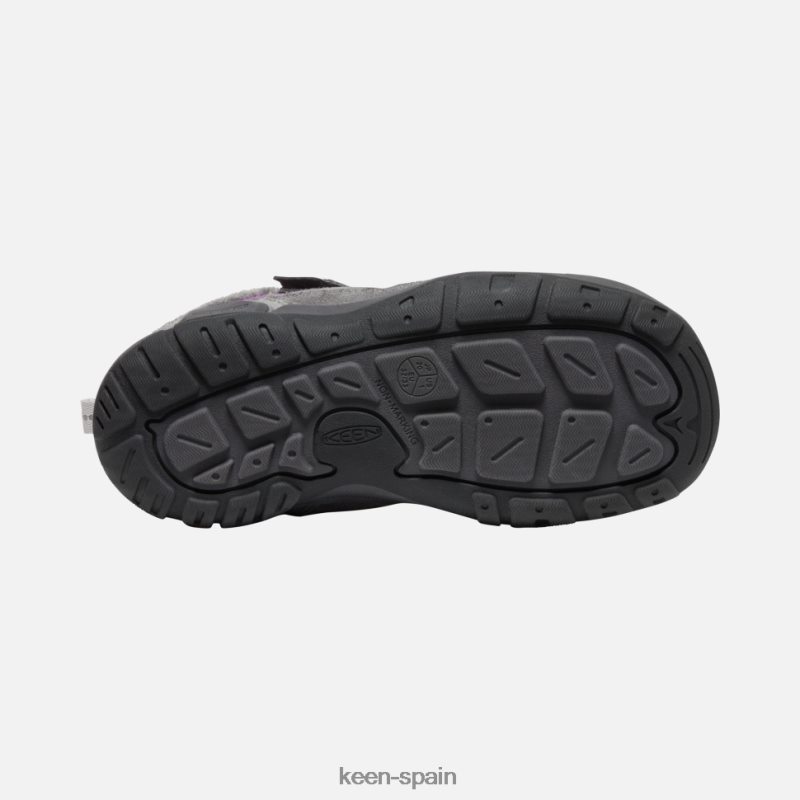 67LRTD574 Keen niños chukka de nudo grande gris acero-carisma