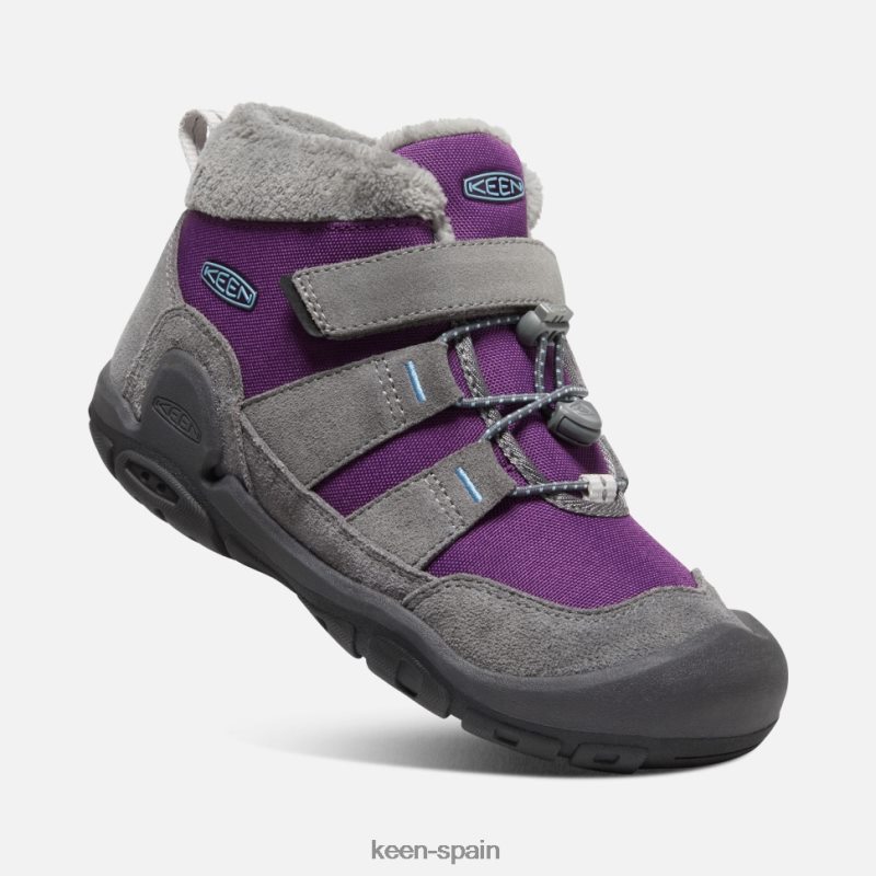 67LRTD574 Keen niños chukka de nudo grande gris acero-carisma