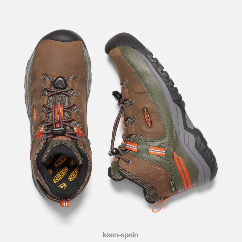 67LRTD599 Keen niños bota impermeable targhee grande noche oscura tierra-bosque