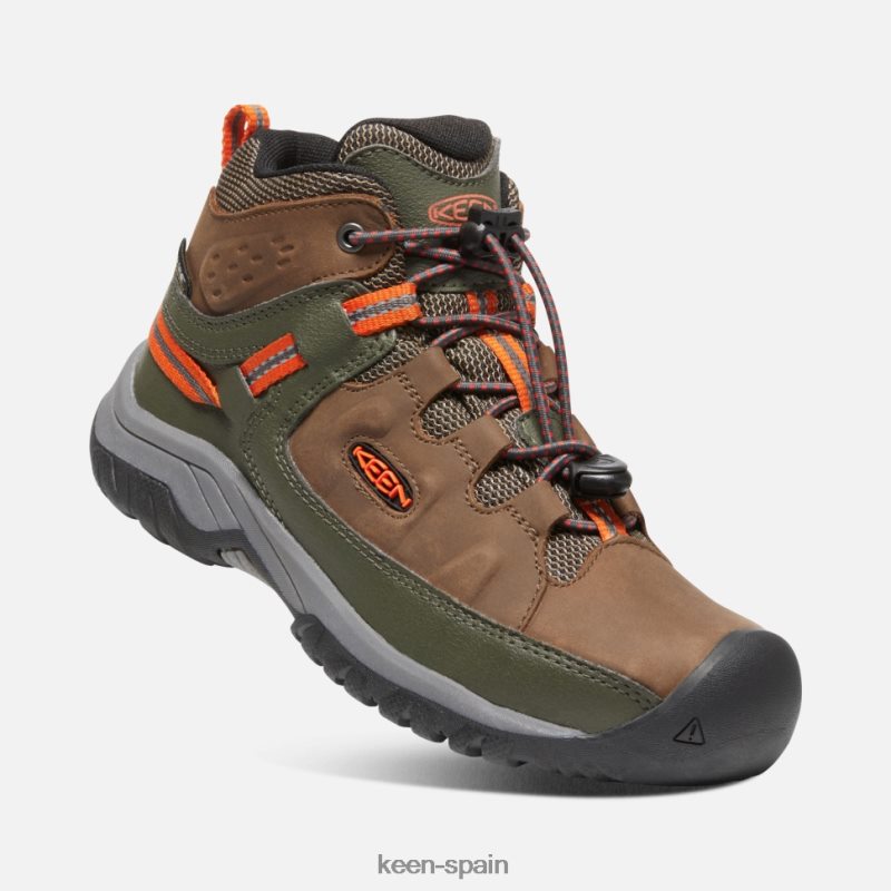 67LRTD599 Keen niños bota impermeable targhee grande noche oscura tierra-bosque