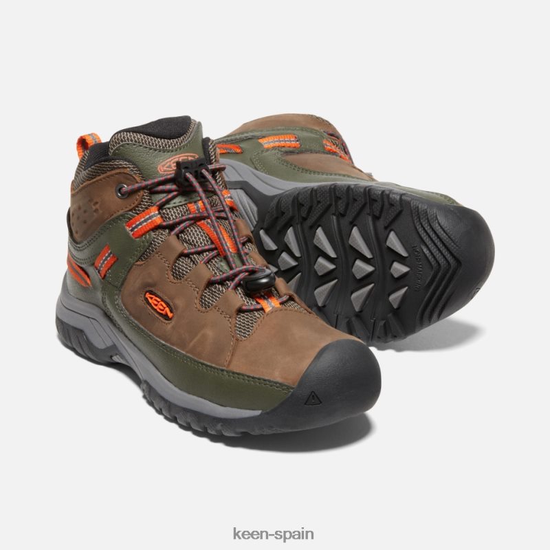 67LRTD599 Keen niños bota impermeable targhee grande noche oscura tierra-bosque