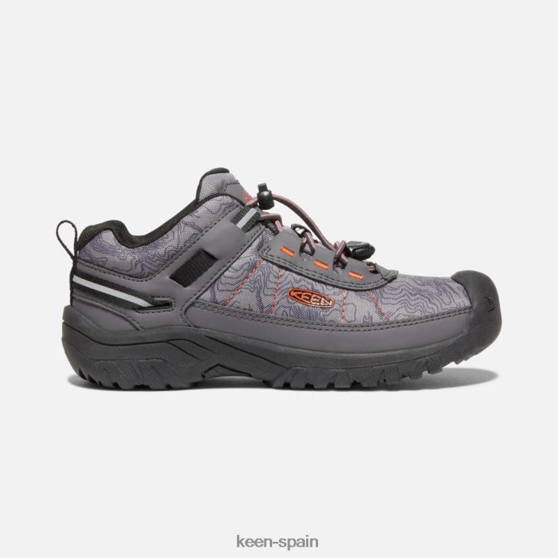 67LRTD601 Keen niños zapato deportivo big 'targhee con ventilación ibis escarlata magnético