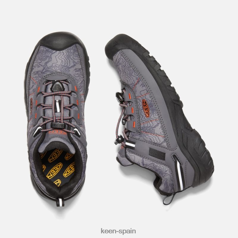 67LRTD601 Keen niños zapato deportivo big \'targhee con ventilación ibis escarlata magnético