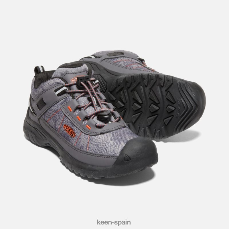 67LRTD601 Keen niños zapato deportivo big \'targhee con ventilación ibis escarlata magnético