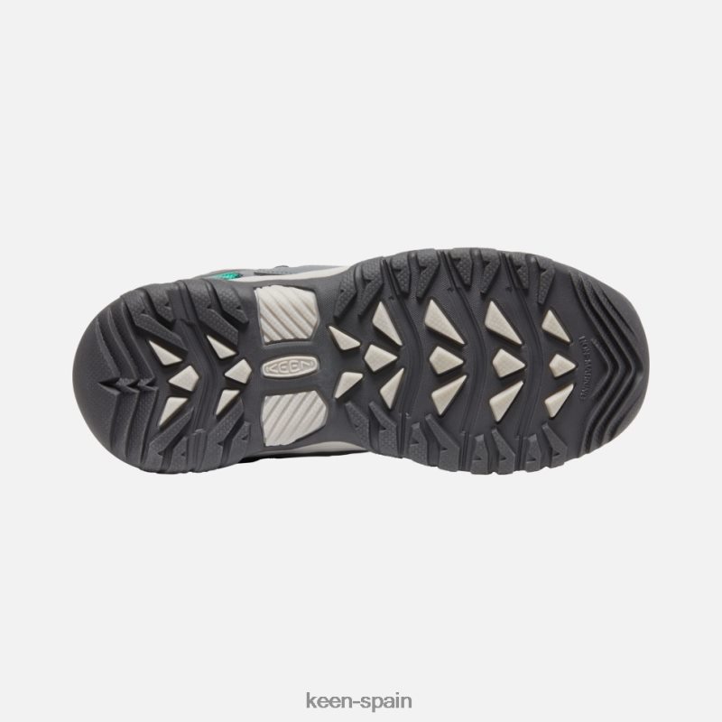 67LRTD606 Keen niños bota impermeable targhee grande porcelana gris acero