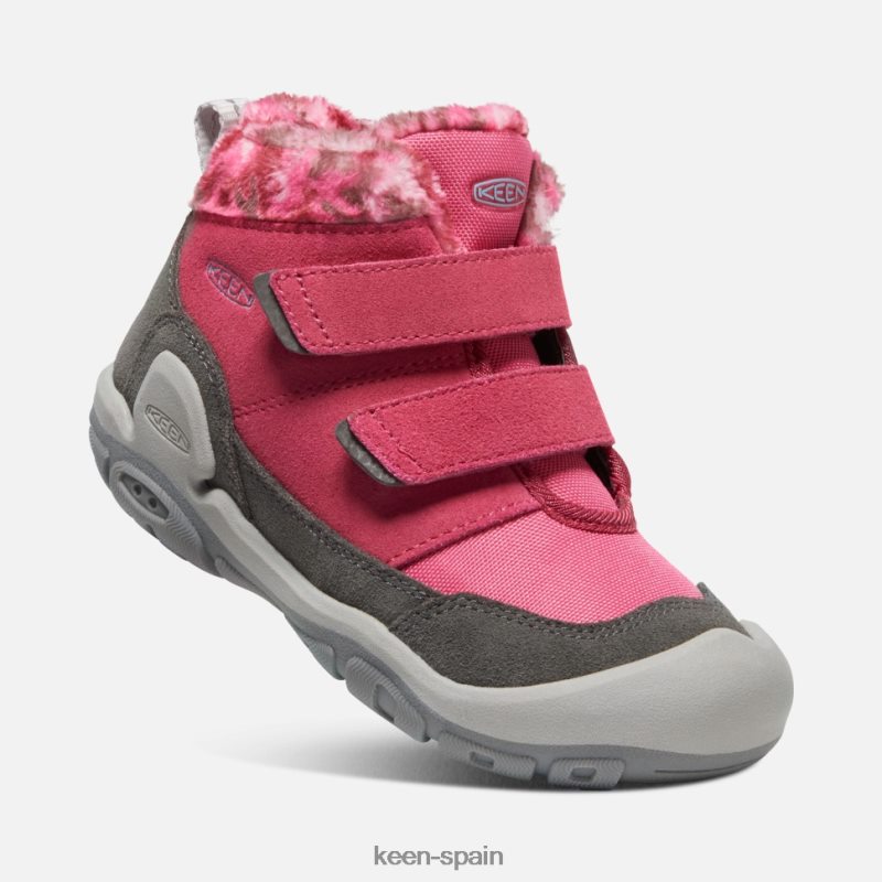 67LRTD556 Keen niños chukka con doble tira y nudo pequeño paloma de la fruta-negro