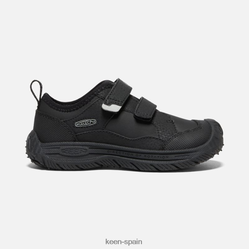67LRTD559 Keen niños pequeño 'perro veloz' negro-plata