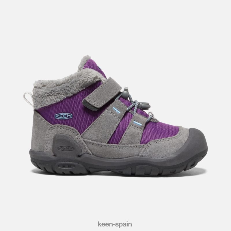 67LRTD565 Keen niños chukka de nudo pequeño gris acero-carisma