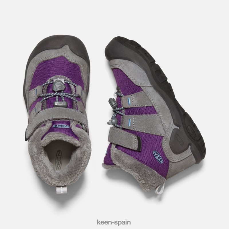 67LRTD565 Keen niños chukka de nudo pequeño gris acero-carisma