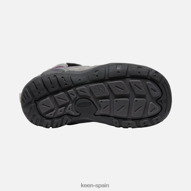 67LRTD565 Keen niños chukka de nudo pequeño gris acero-carisma