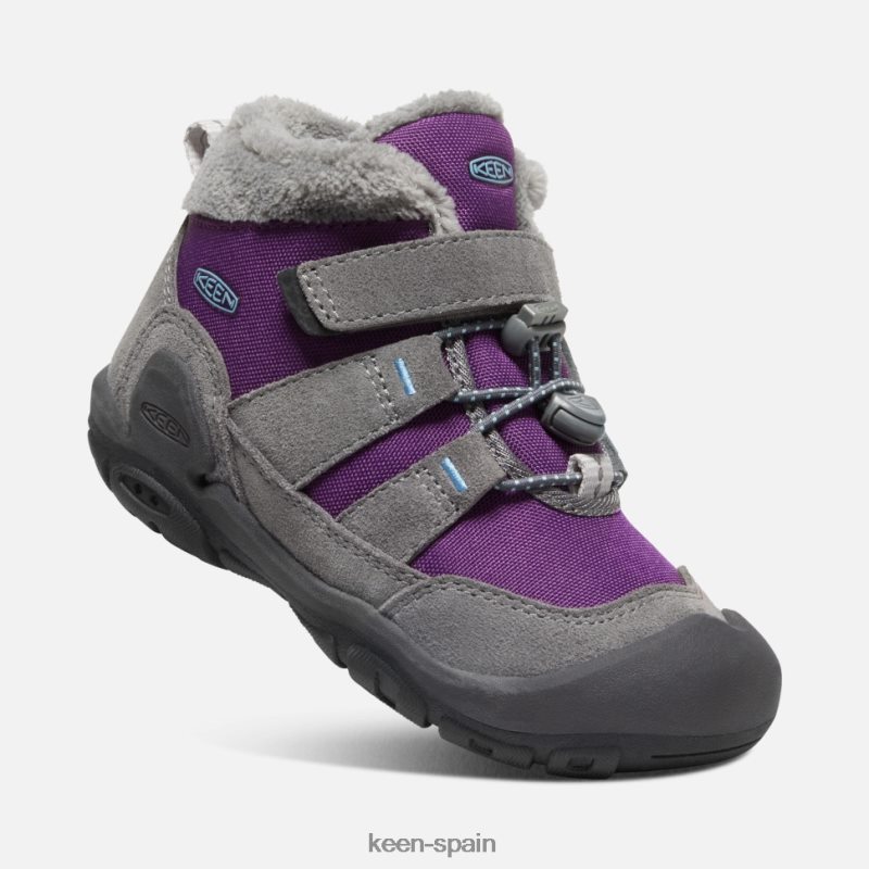 67LRTD565 Keen niños chukka de nudo pequeño gris acero-carisma