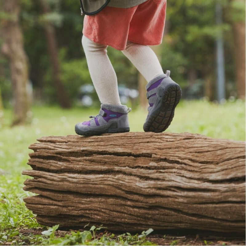 67LRTD565 Keen niños chukka de nudo pequeño gris acero-carisma