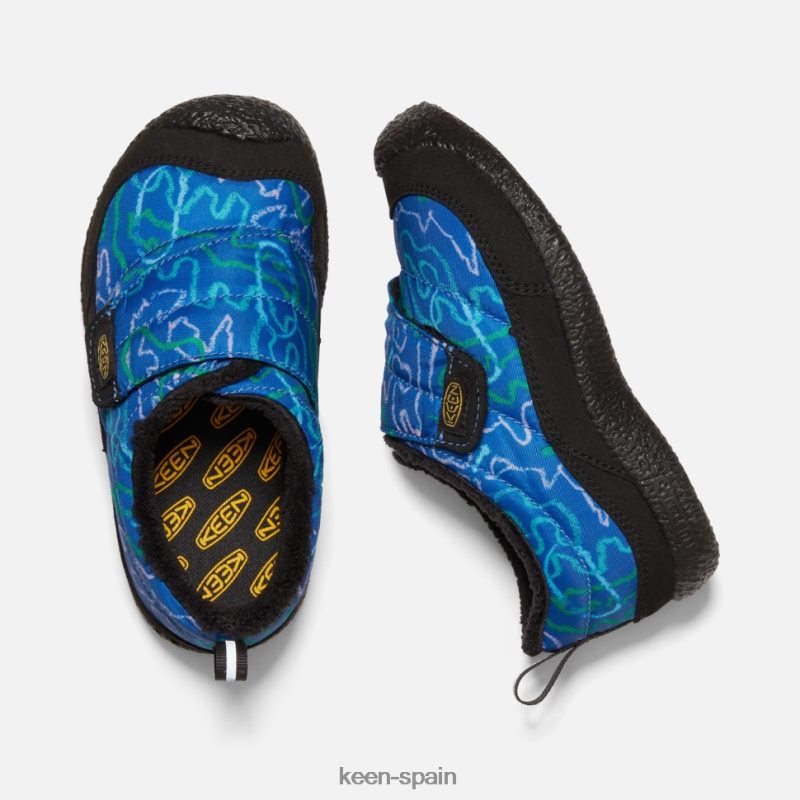 67LRTD568 Keen niños pequeño envoltorio baleine azul-multi