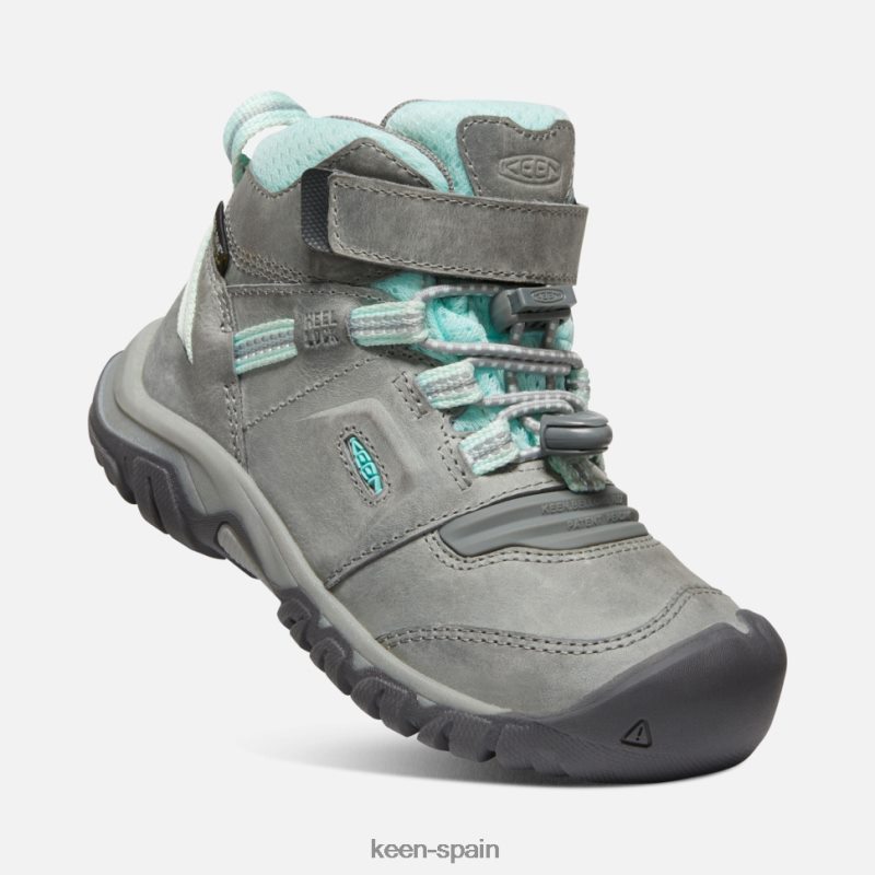 67LRTD598 Keen niños bota impermeable little \'ridge flex tinte gris azulado