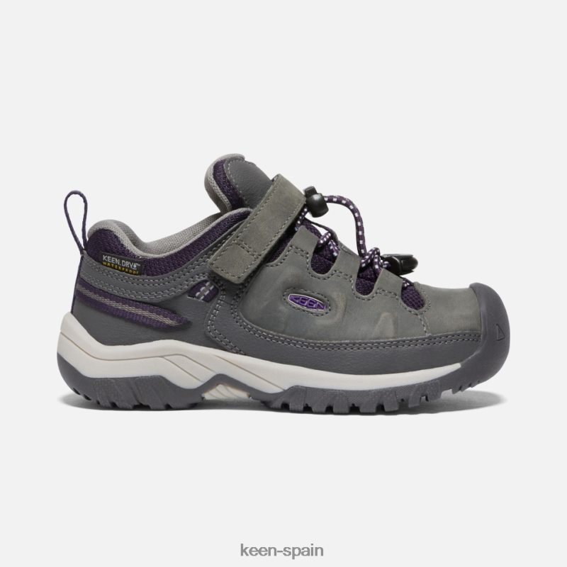 67LRTD603 Keen niños zapato impermeable little 'targhee imán-tillandsia púrpura