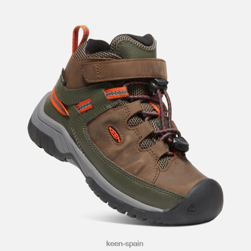 67LRTD605 Keen niños bota impermeable little \'targhee noche oscura tierra-bosque