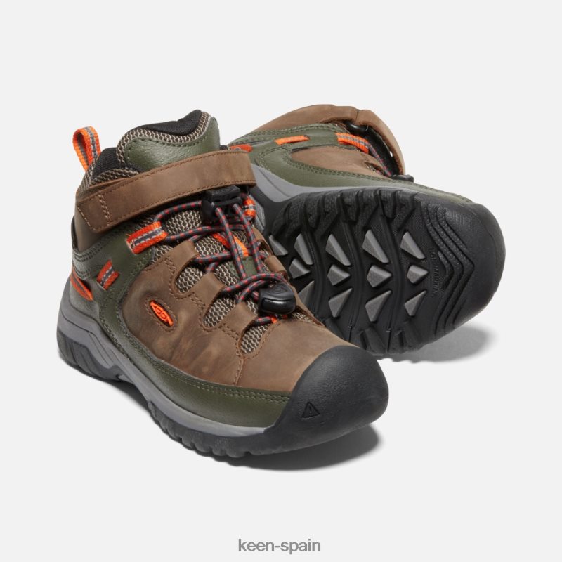 67LRTD605 Keen niños bota impermeable little \'targhee noche oscura tierra-bosque