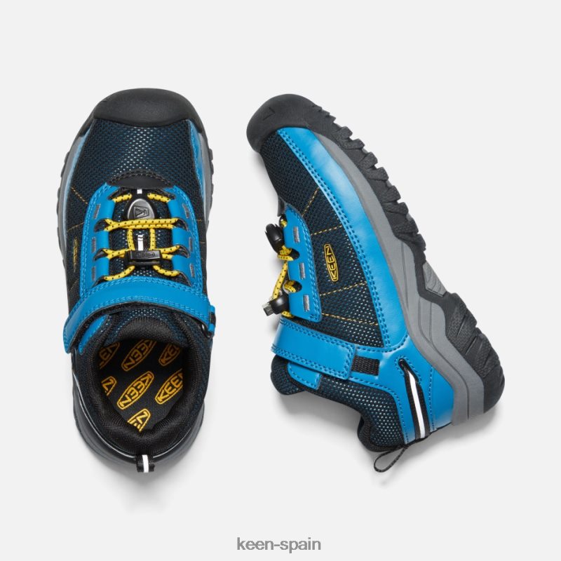67LRTD282 Keen niños zapatos de senderismo mykonos azul-amarillo young \' targhee sport vent mykonos azul-amarillo intenso