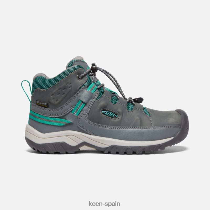 67LRTD271 Keen niños botas de montaña impermeables targhee más antiguas porcelana gris acero