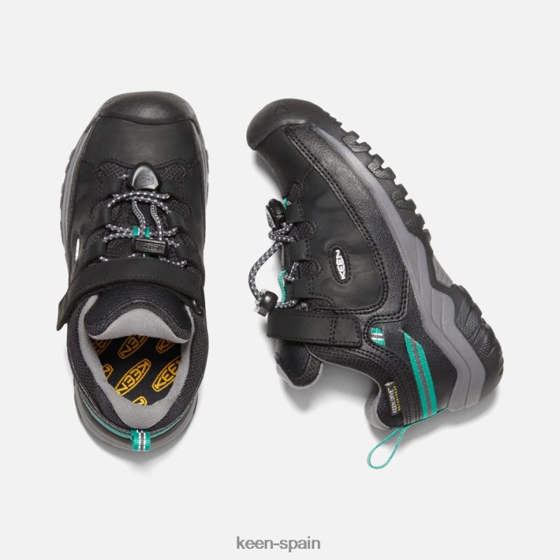 67LRTD273 Keen niños zapatos de senderismo impermeables targhee para jóvenes blanco-estrella negra