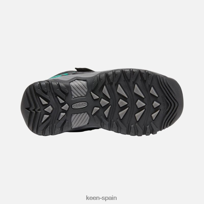 67LRTD273 Keen niños zapatos de senderismo impermeables targhee para jóvenes blanco-estrella negra