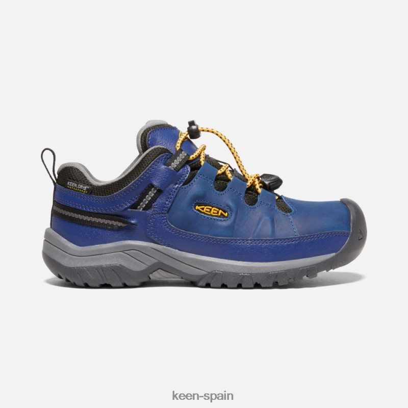 67LRTD276 Keen niños zapatos de senderismo impermeables targhee más antiguos noche azul del bosque profundo