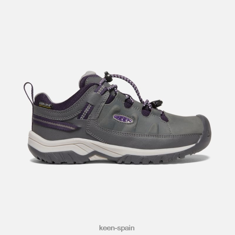 67LRTD277 Keen niños zapatos de senderismo impermeables targhee más antiguos imán-tillandsia púrpura