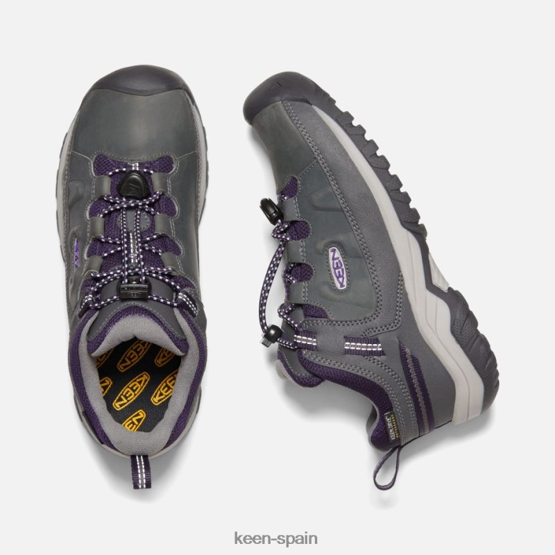 67LRTD277 Keen niños zapatos de senderismo impermeables targhee más antiguos imán-tillandsia púrpura