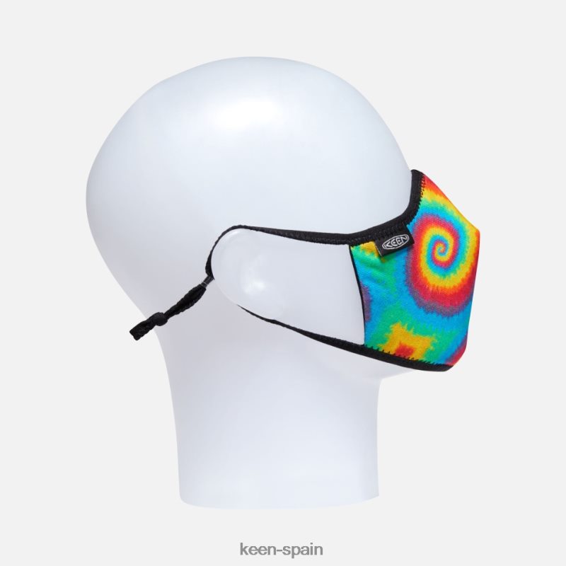 67LRTD458 Keen unisexo mascarilla juntos m/l tie-dye teñido anudado original