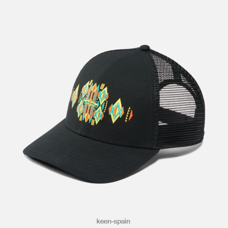 67LRTD463 Keen unisexo sombrero de diamantes negro