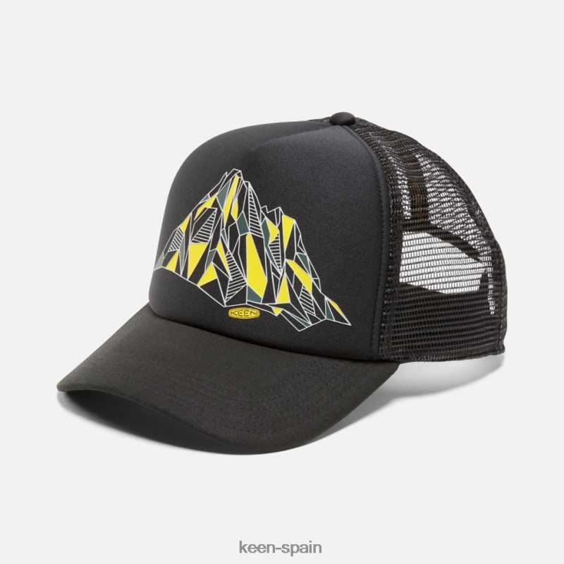 67LRTD466 Keen unisexo sombrero mtn facetado negro