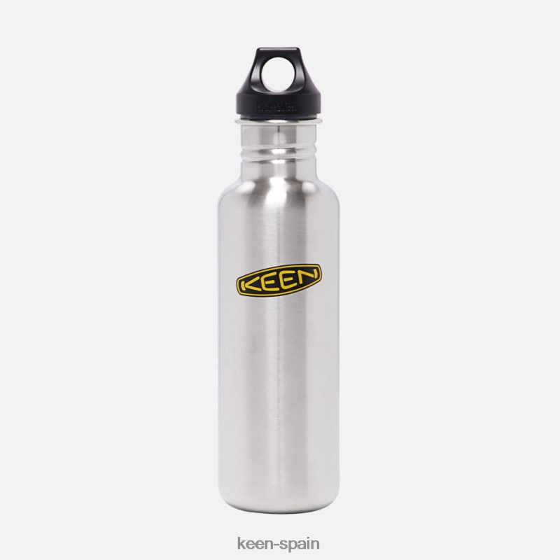 67LRTD464 Keen unisexo botella de agua clásica 27oz. plata