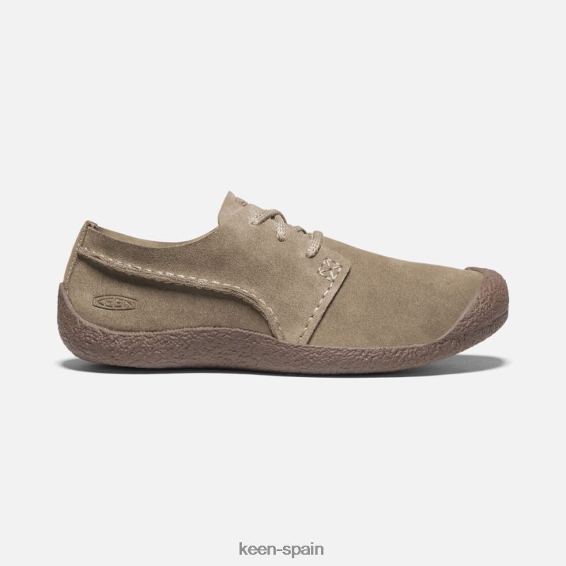 67LRTD303 Keen presentado zapatos oxford de ante howser castaño-lobo