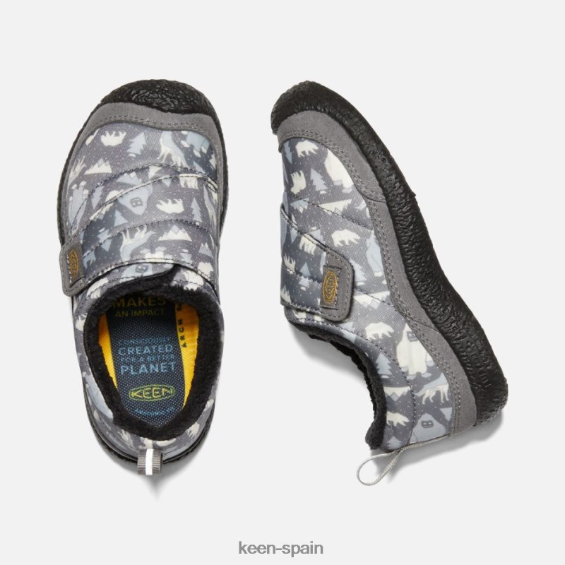 67LRTD305 Keen presentado envoltura más joven gris acero-blanco estrella